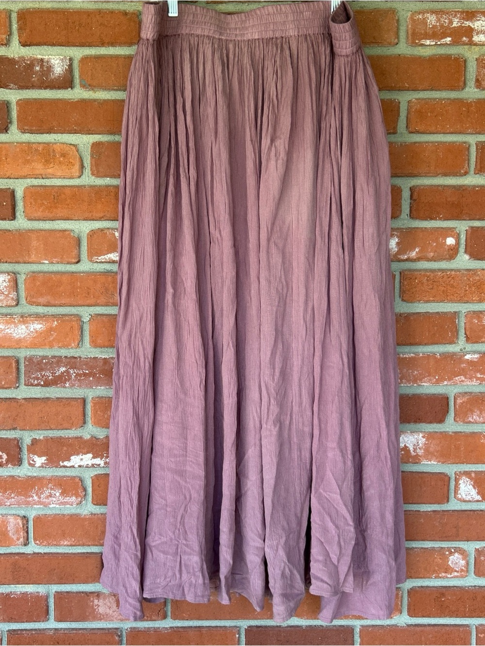 Holy Clothing Gemma Maxi Skirt Womens 2X/3X lavender Boho Renaissance Medieval
